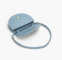 Croc Saddle Shoulder Bag 鱷魚紋馬鞍形腋下包