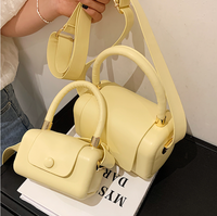 Cute Mini Macaron Color Crossbody Bag with Handle 可愛迷你馬卡龍色斜背包